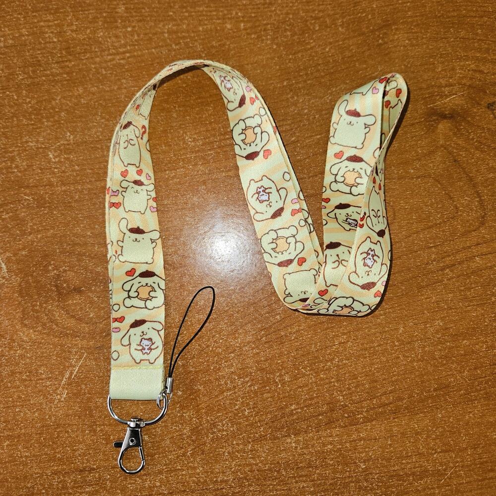 Pompompurin Lanyard Sweet Golden Retriever Vibes for Your Everyday Carry